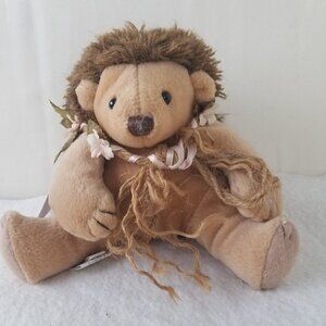 Brambles Hedgehog Midwest Importers Vintage My Secret Garden Plush‎ Hedgehog 6”
